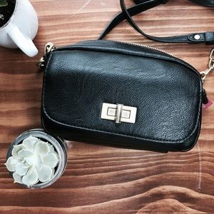 Mossimo Mini Black Purse NWT Crossbody Chain